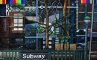 Subway and trees